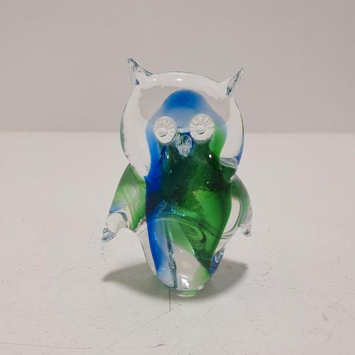 Murano Glazen Uil - Sommerso Techniek, Antiek en Kunst, Antiek | Glas en Kristal, Ophalen of Verzenden