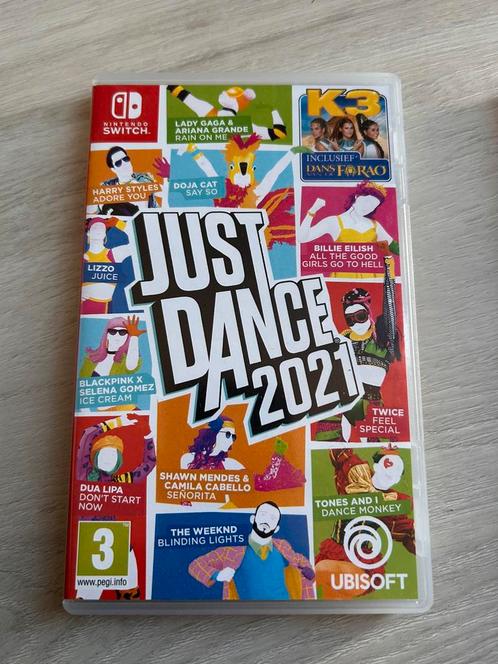 Nintendo Switch Just Dance 2021, Spelcomputers en Games, Games | Nintendo Switch, Gebruikt, 3 spelers of meer, Vanaf 3 jaar, Ophalen of Verzenden