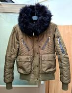ZGAN Winterjas FbSister met capuchon mt XS valt S, Ophalen, Zo goed als nieuw, Maat 34 (XS) of kleiner, Blauw