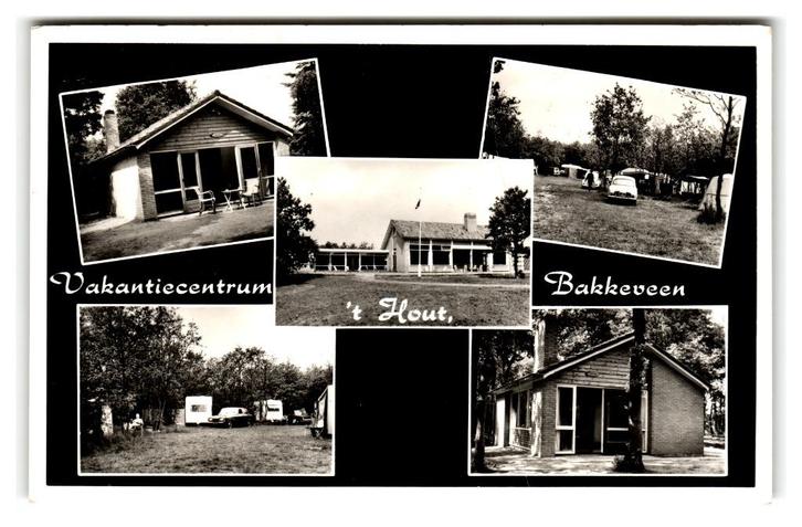 Bakkeveen, Vakantiecentrum "t Hout, Verzamelen, Ansichtkaarten | Nederland, Gelopen, Friesland, 1960 tot 1980, Verzenden