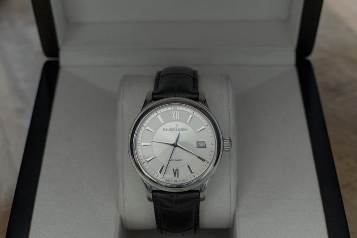 Maurice Lacroix Les Classiques 38 mm z.g.a.n, Sieraden, Tassen en Uiterlijk, Horloges | Heren, Zo goed als nieuw, Polshorloge