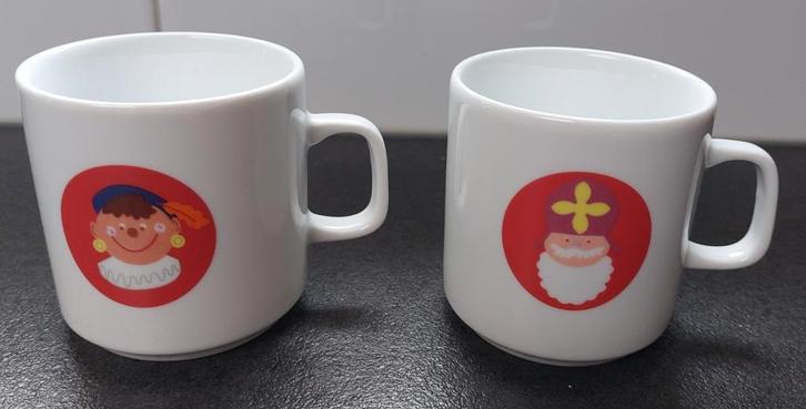 Sinterklaas en Piet beker ( Hema), Diversen, Sinterklaas, Zo goed als nieuw, Ophalen of Verzenden