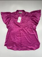 Nieuw Shoeby x Fred Jaquard ruffle blouse roze M, Verzenden, Nieuw, Maat 38/40 (M), Roze