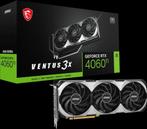 MSI GeForce RTX 4060 Ti VENTUS 3X 8G OC, Computers en Software, Videokaarten, GDDR6, PCI-Express 4, Ophalen of Verzenden, Zo goed als nieuw
