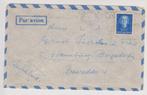 D501 luchtpost envelop 1951 van rotterdam naar hamburg, Postzegels en Munten, Brieven en Enveloppen | Buitenland, Ophalen of Verzenden