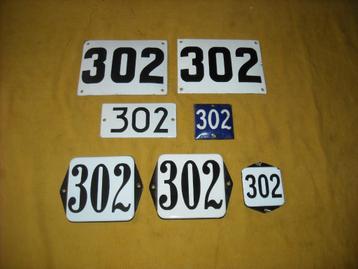 oud emaille 302 ook 303 304 305 306 307 308 309 310 311 312  beschikbaar voor biedingen