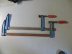 2 Zware lijmklemmen, Doe-het-zelf en Verbouw, Gereedschap | Handgereedschap, Ophalen, Gebruikt