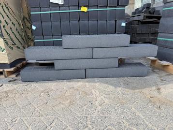 Stapelblok Linia palissade 10x15x60 cm nero antraciet zwart beschikbaar voor biedingen