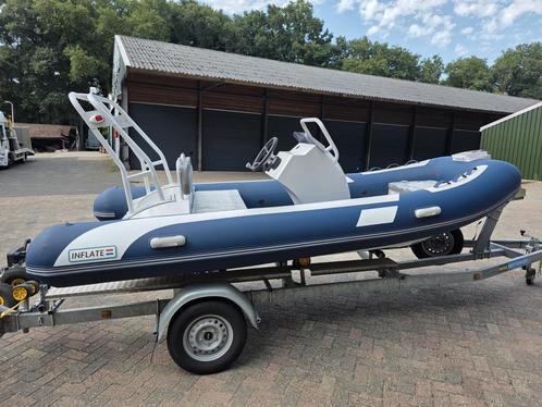 Nieuwe aluminium 420 rib, hypalon tubes, Watersport en Boten, Rubberboten, Zo goed als nieuw, Overige merken, Aluminium, Minder dan 70 pk