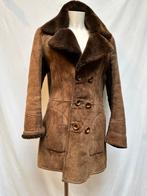 Lammy coat bruin vintage suede jas jacket winterjas, Ophalen of Verzenden, Zo goed als nieuw, Maat 38/40 (M), Bruin