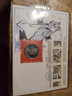 ECU Brief met Munt en Tekening, Postzegels en Munten, Ophalen of Verzenden, Nederland en Buitenland, Munten en Bankbiljetten