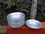 aluminium soldaten eetborden 33 stuks, Overige materialen, Gebruikt, Overige typen, Ophalen of Verzenden