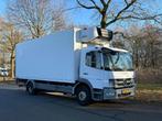 Mercedes-Benz Atego 1224L Laadklep Carrièr Koelwagen Marge, Auto's, Vrachtwagens, Automaat, Zwart, Wit, Mercedes-Benz
