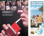 19 vintage advertenties reclames sigaretten 67-81 sigaret, Verzamelen, Rookartikelen, Aanstekers en Luciferdoosjes, Verzenden