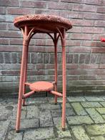 Antieke Plantentafel - Vintage Charme, Huis en Inrichting, Tafels | Bijzettafels, Overige materialen, Minder dan 55 cm, Gebruikt