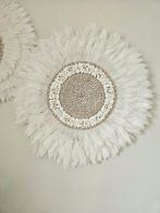 Wanddecoratie juju wit 1 uit Bali, Ophalen of Verzenden, Tropical home, Info@tropicalhome.nl, 6951nk