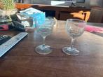 Kristallen Borrelglaasjes - Antiek Setje, Antiek en Kunst, Antiek | Glas en Kristal, Ophalen of Verzenden