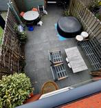 Tuintegels antraciet 60x60cm, Tuin en Terras, Tegels en Klinkers, Ophalen, Gebruikt, Beton, 10 m² of meer