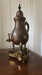 Antieke tinnen thee pot, Ophalen