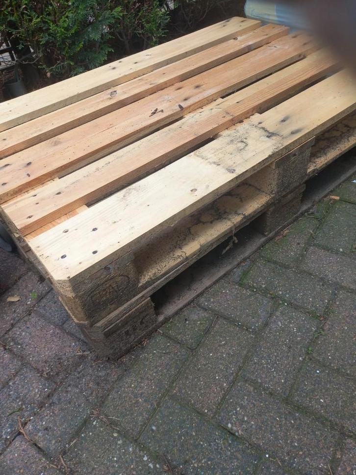 Europallets  - Ca 30 stuks - Euro pallets, Doe-het-zelf en Verbouw, Hout en Planken, Zo goed als nieuw, Pallet, Overige houtsoorten