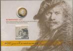 REMBRANDT SET 2006 €5 Zilvermunt + € 6.45 Eurozegel nr.17, Postzegels en Munten, Setje, Zilver, Ophalen of Verzenden, 5 gulden