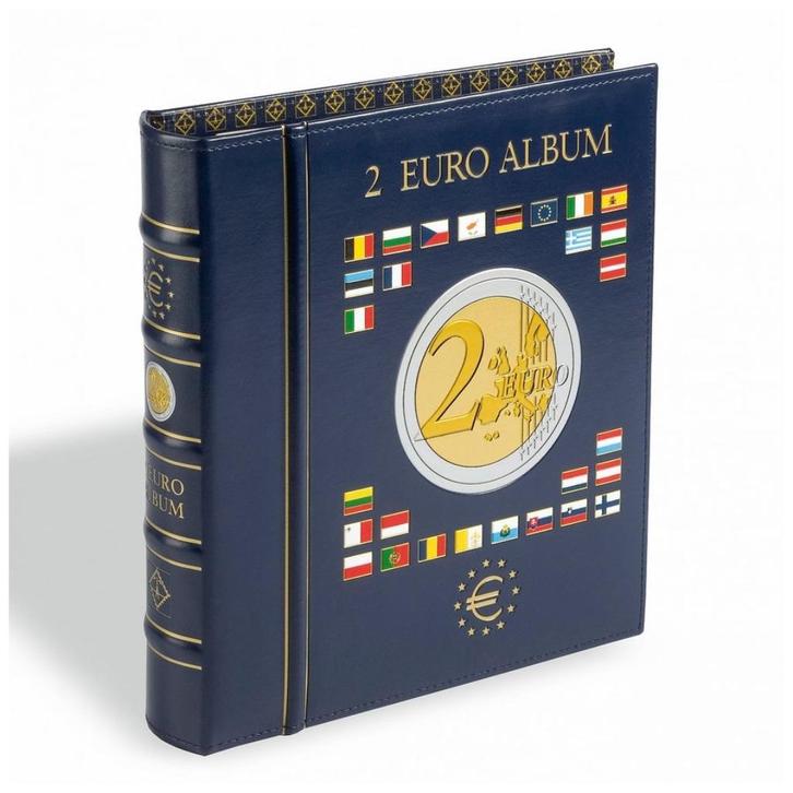 Leuchtturm VISTA 2-Euromuntenalbum, Postzegels en Munten, Munten en Bankbiljetten | Toebehoren, Verzamelmap, Verzenden