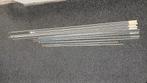 13x Partij trekstang voor gordijnen transparant wit, Ophalen, Minder dan 50 cm, Gebruikt, Wit