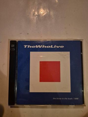 The Who - Live, the blues to the bush 1999. 2cd. 2000 beschikbaar voor biedingen