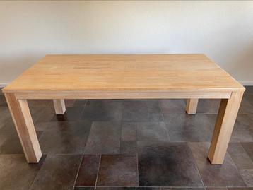 Eiken eettafel 180x90