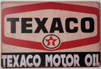Texaco motor oil reclamebord van metaal wandbord deco, Verzamelen, Reclamebord, Info@deconoord.nl, Deco Noord, Nieuw