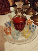 Karaf met 8 glaasjes vintage, Antiek en Kunst, Antiek | Glas en Kristal, Ophalen of Verzenden