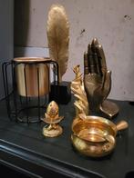 Koperen en goudkleurige woondecoratie vanalles wat, Huis en Inrichting, Ophalen of Verzenden, Zo goed als nieuw