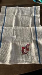 Theedoek met geborduurde haan, Ophalen, Zo goed als nieuw