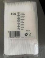 100 Wegwerp Messen - Sterk & Handig - Nieuw in verpakking, Ophalen of Verzenden, Nieuw, Feestartikel, Overige