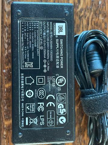 JBL YJS048A-1302500D Voeding 13V 2500mA beschikbaar voor biedingen