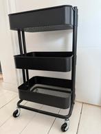 Zwarte trolley ikea, Ophalen, Zo goed als nieuw