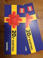 LEGO kortingsbonnen twv €40, Ophalen of Verzenden, Nieuw, Lego
