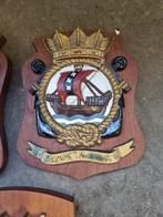 Oude wapenschilden TOKM MKAD marine, Verzamelen, Militaria | Algemeen, Nederland, Ophalen of Verzenden, Marine