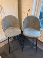 Hoge stoel. 4 olijf groene barkrukken. Krukken Nieuw, 60 tot 90 cm, Ophalen of Verzenden, Zo goed als nieuw, Metaal
