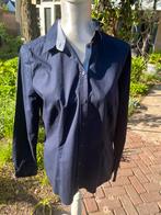 Donkerblauw getailleerd overhemd maat 44, Blauw, Maat 42/44 (L), Zo goed als nieuw, Esmara
