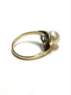 14k gouden ring met een parel, -, -, Ophalen of Verzenden, Zo goed als nieuw