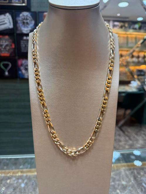 18Kt Goud - 105 Gr - Cartier Figaro - Ketting, Sieraden, Tassen en Uiterlijk, Kettingen, Nieuw, Goud, Ophalen