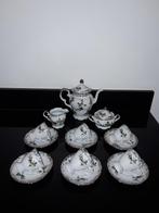 Oud Wawel 6pers thee servies met roosjes en goudblush, Antiek en Kunst, Antiek | Servies compleet, Verzenden
