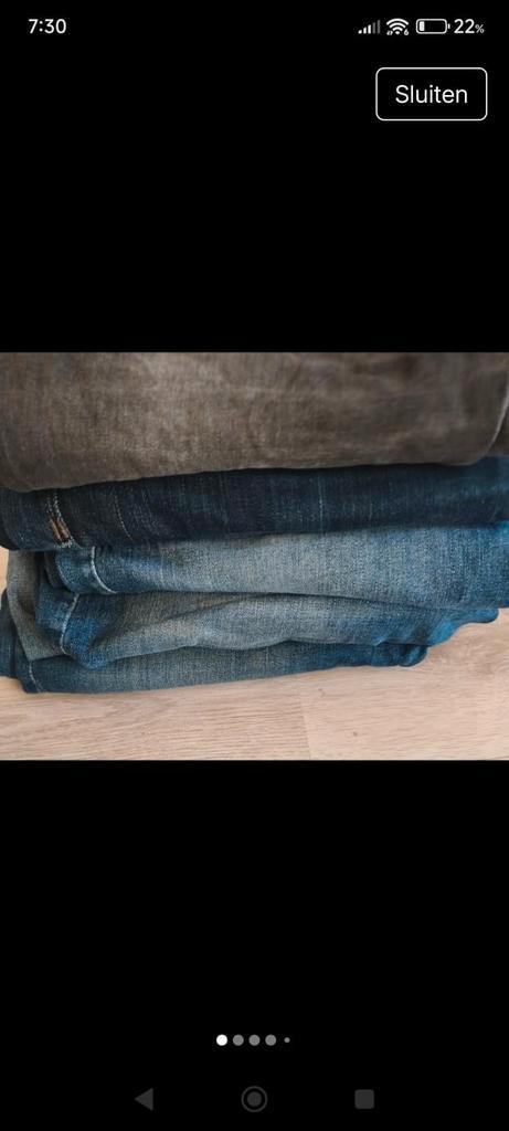 5 Garcia russo 610 regular Fit jeans Heren, Kleding | Heren, Spijkerbroeken en Jeans, Gedragen, W36 - W38 (confectie 52/54), Blauw