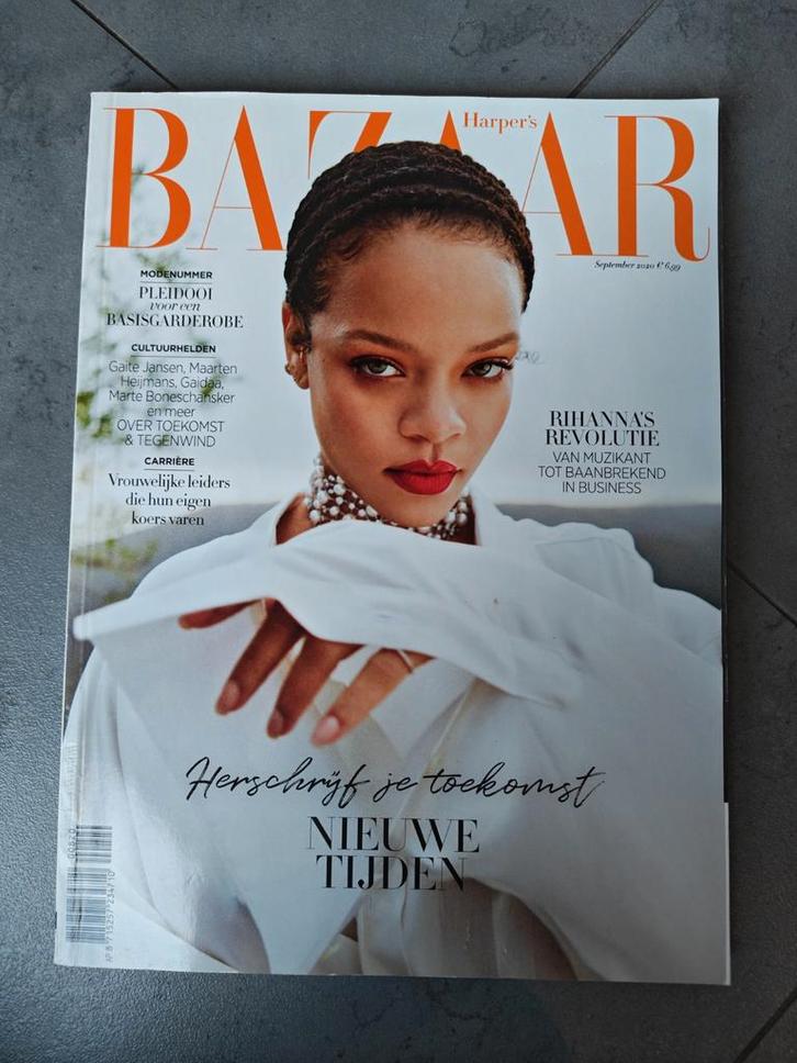 Harper's Bazaar NL september 2020 - Rihanna, Boeken, Tijdschriften en Kranten, Zo goed als nieuw, Gossip of Showbizz, Ophalen of Verzenden