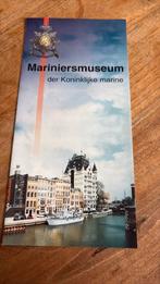 Folder mariniers museum marine, Ophalen of Verzenden, Zo goed als nieuw