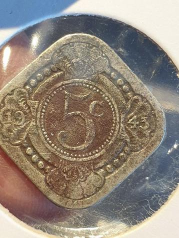 5 cent 1943 nr.9 (06) beschikbaar voor biedingen
