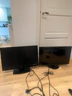 Iiyama schermen + docking station Dell (incl. alle kabels), 60 Hz of minder, Gebruikt, Ophalen of Verzenden, IPS