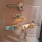 Deurbeslag, Doe-het-zelf en Verbouw, Hang- en Sluitwerk, Ophalen, Gebruikt, Koper of Messing, Klink of Kruk