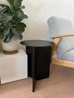 HAY Slit Table Round Bijzettafel Ø 35 cm - Zwart, Huis en Inrichting, Tafels | Bijzettafels, Minder dan 55 cm, Metaal of Aluminium